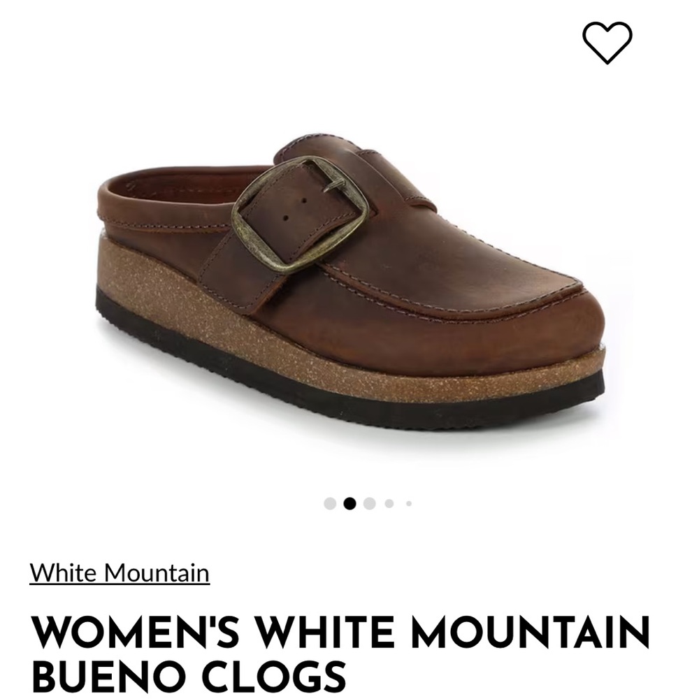 WOMEN'S WHITE MOUNTAIN BUENO CLOGS